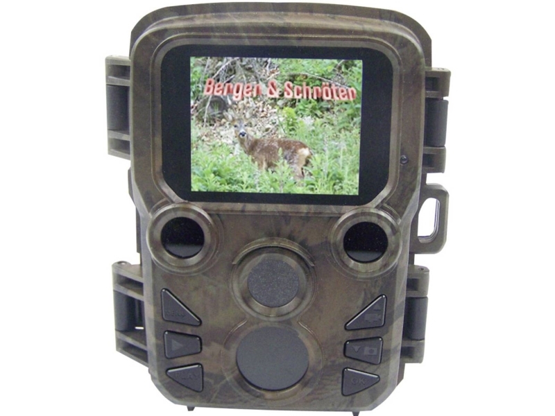Berger & Schröter Mini Game Camera 16 Megapixel Svart Lysdioder, Low Glow Lysdioder, Time lapse videor Camouflage