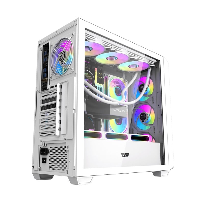 Darkflash DS900WD - Chassi - Vit, bild 3