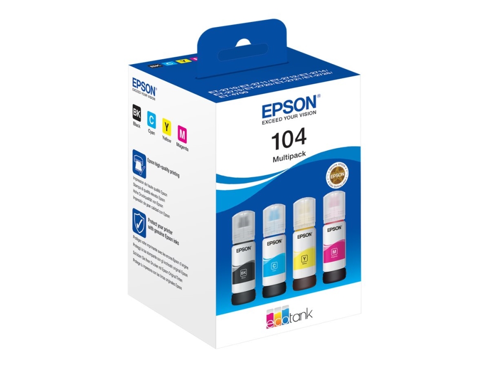 Epson T104 EcoTank 4-färgs multipack