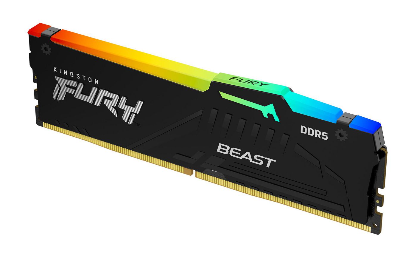 16 GB (1x16GB) DDR5-6000 Kingston FURY Beast Black RGB CL30, AMD EXPO - Svart, bild 3