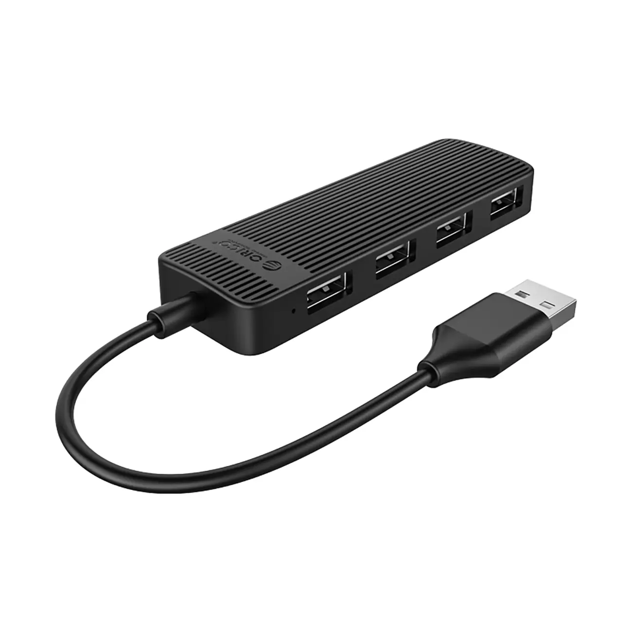 Orico FL02 USB-A Hub Dockningsstation 4x USB-A 2.0 - Svart, bild 2