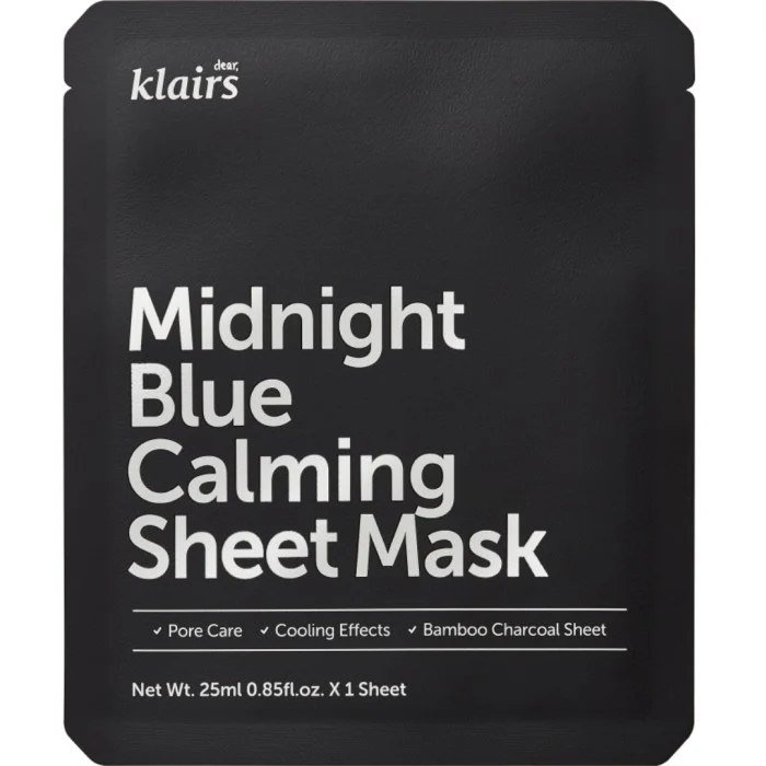 Klairs Midnight Blue Calming Sheet Mask 25 ml, bild 4