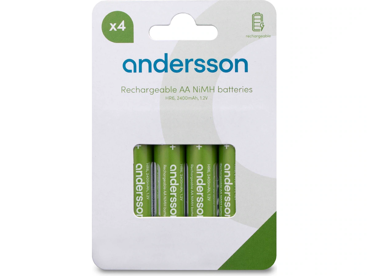 Andersson HR6 AA NiMH 2400mAh - 4-pack