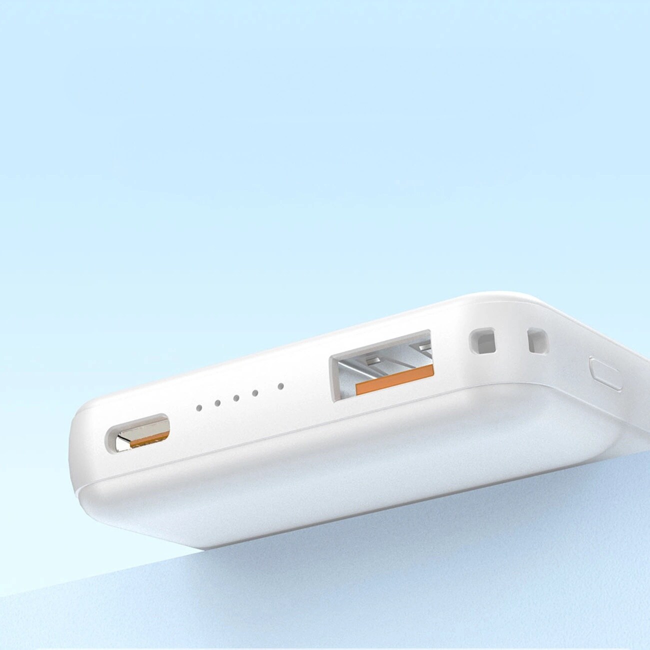Dudao K14S+ 10 000 mAh 22,5 W magnetisk powerbank USB-A/USB-C, MagSafe, stativ – vit, bild 4