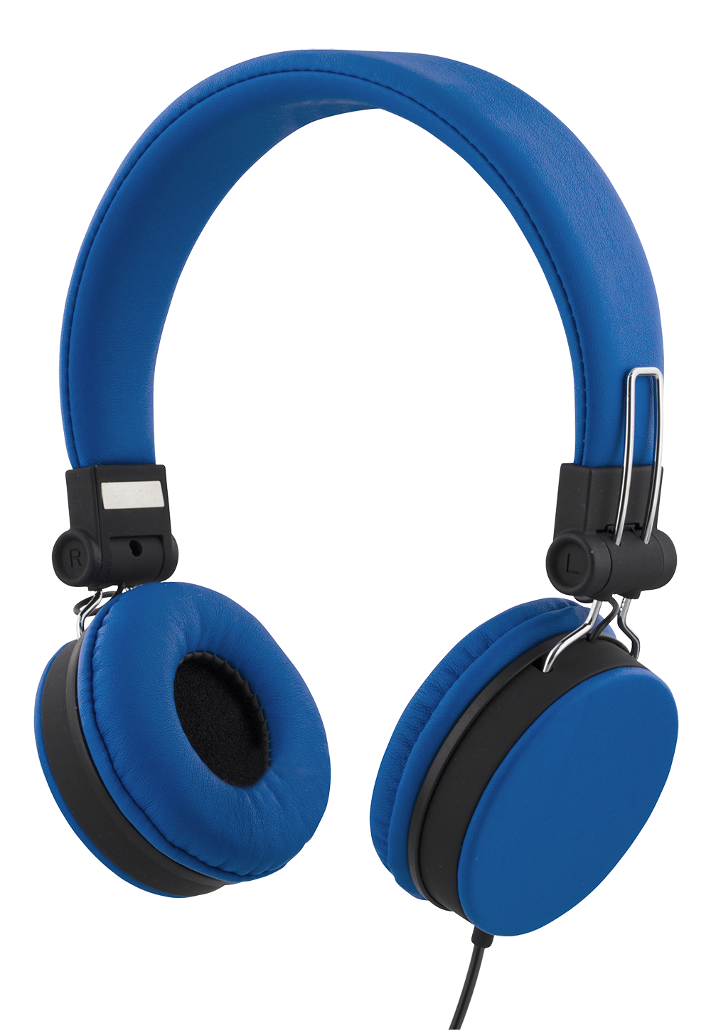Streetz HL-W200 headset, 3,5mm, vikbara, 1,5m - Blå, bild 3