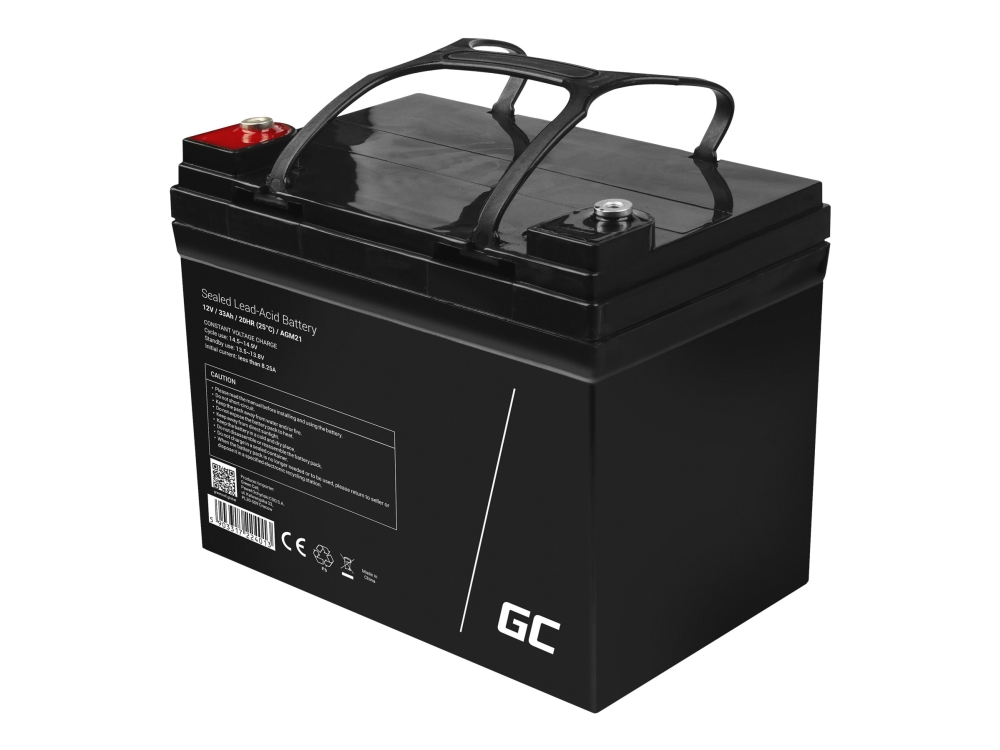 Green Cell AGM Batteri 12V 33Ah, bild 5