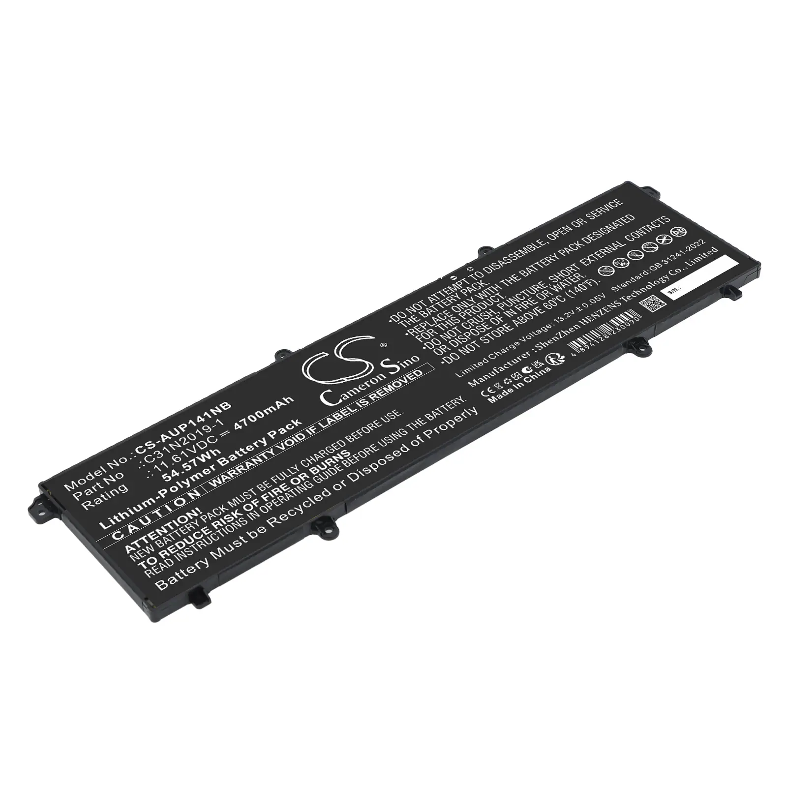 Batteri till Laptop, Bärbar dator för Asus K3400P, K3400PA, K3400PH m.fl.