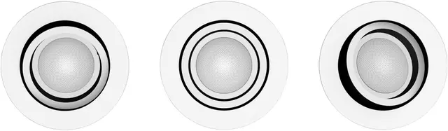 Philips Hue Milliskin infälld trippel spotlight 3x4.2W GU10