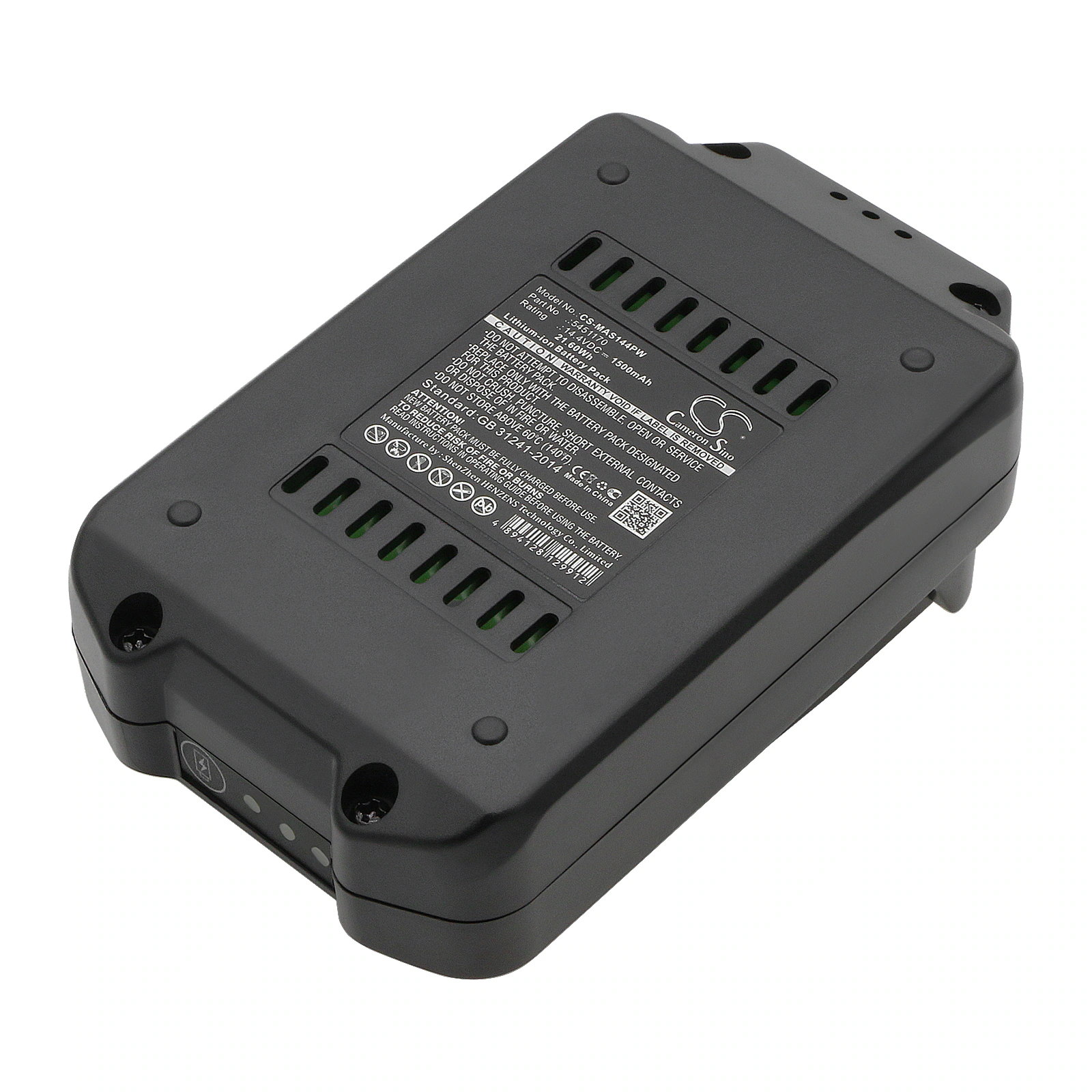 Batteri till Elverktyg för Meister Craft MAS144, MAS144VL, 5450880