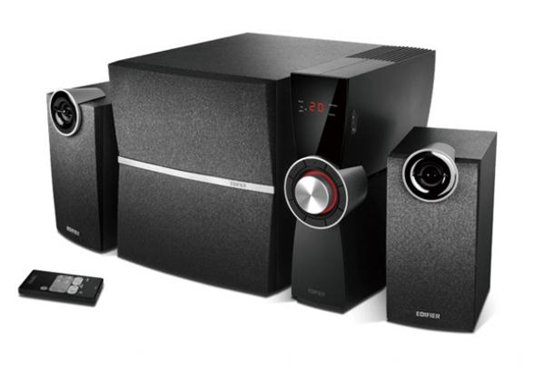 Edifier C2XD, 2.1 stereo, 35W + 2x9W RMS, digitalingång optisk/aux, fjärrkontroll, bild 4