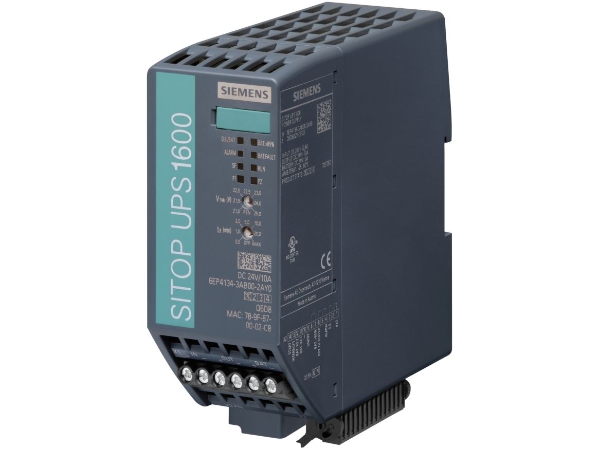 Siemens 6EP4134-3AB00-2AY0, Vänteläge (offline), 240 W, 18,5 V, 27 V, CE, RoHS, REACH, 139 mm