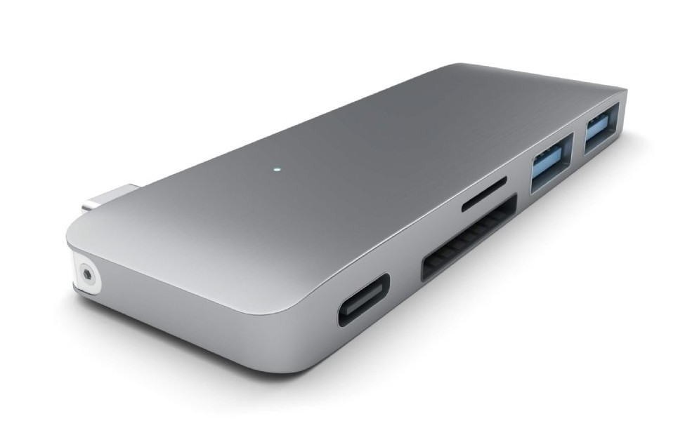 Satechi USB-C Pass Through USB Hub – 3-i-1 hub, bild 5