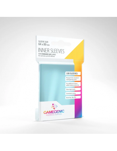 Gamegenic Standard Inner Sleeves 64x89 mm (100 st)