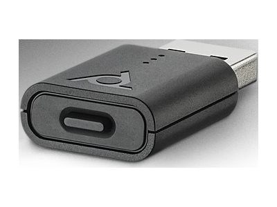HP Poly Savi D400 - DECT-adapter för headset - UC, Microsoft Teams-certifierad, DECT 1880-1900 MHz - Certifierad för Microsoft-teams