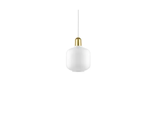 Normann Copenhagen - Amp Pendellampa - Small - Vit/Mässing, bild 2