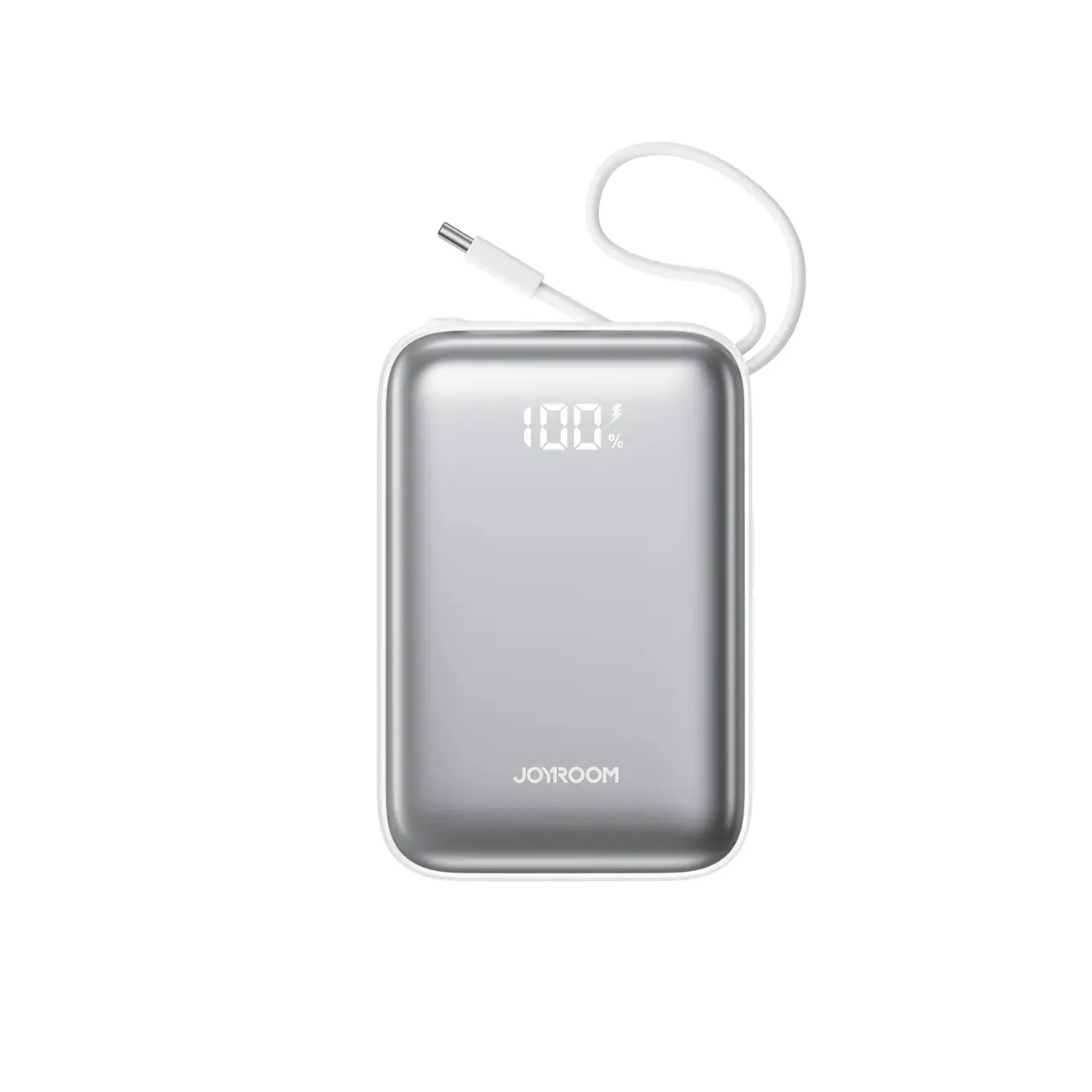 Joyroom JR-PBF29 20000mAh 22,5W Powerbank med dubbelkabel - Vit, bild 2