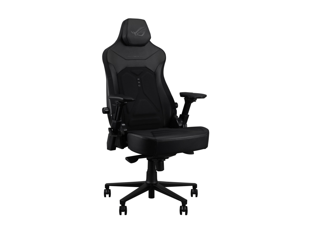 ASUS ROG Courser Core - gaming chair - polyurethane EPU leather - black Gaming Stol - EPU-läder - Upp till 130 kg
