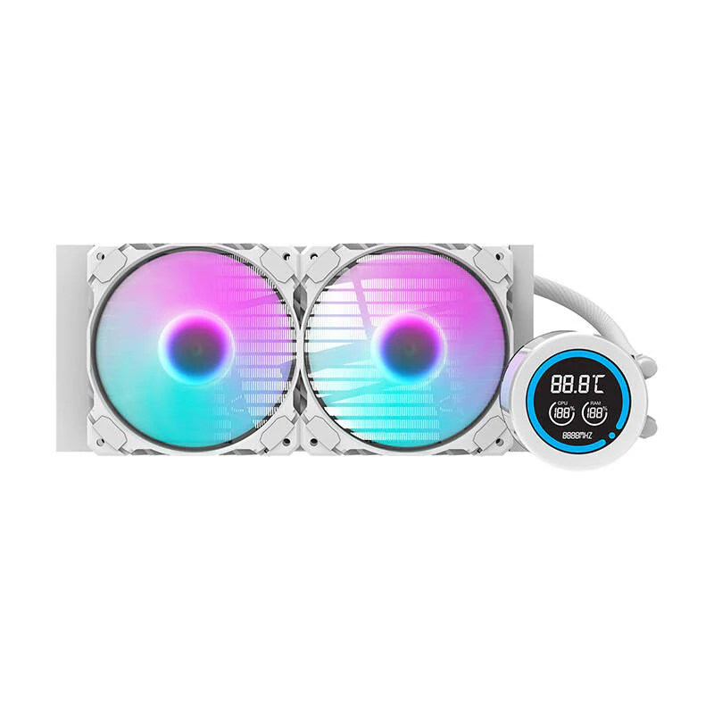 Darkflash Computer Radiator DN-D240 WHITE - CPU Vattenkylare, bild 2