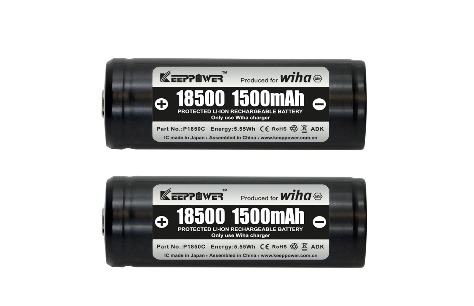Wiha 41914, Batteri, litiumjon (Li-Ion), 1,5 At, Wiha, 5,55 Wh, 2 st