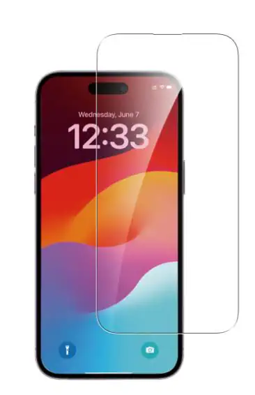4smarts Second Glass med monteringsram för Apple iPhone 15
