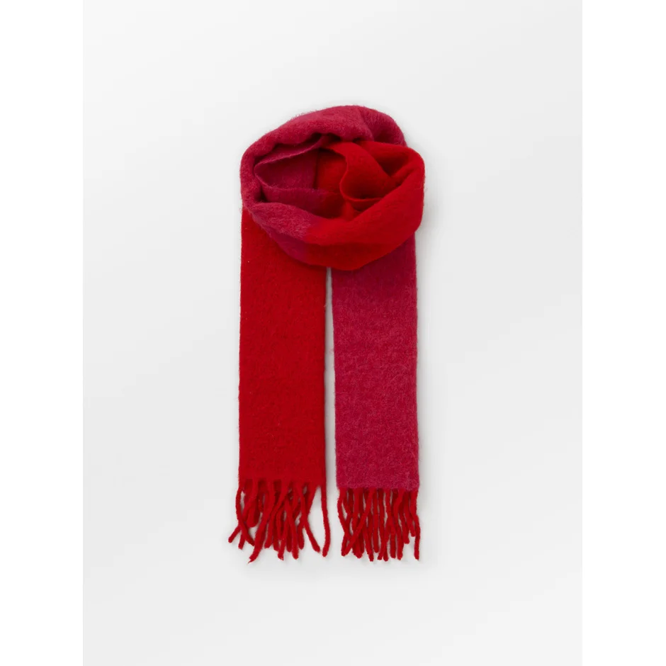 Becksöndergaard Block Naya Scarf Red 32 x 200 cm