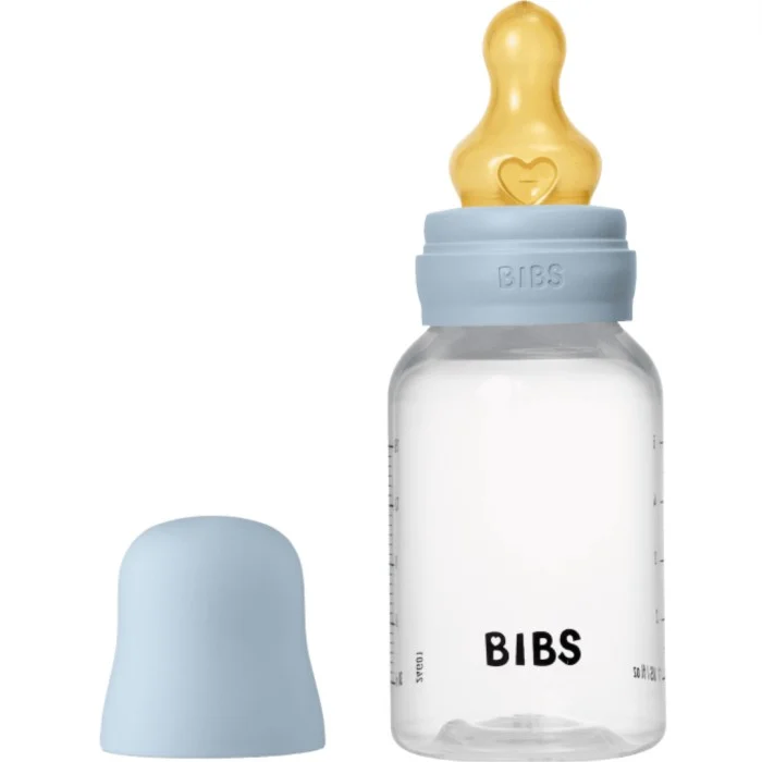 BIBS Baby Bottle Latex 150ml Blue, 1 st