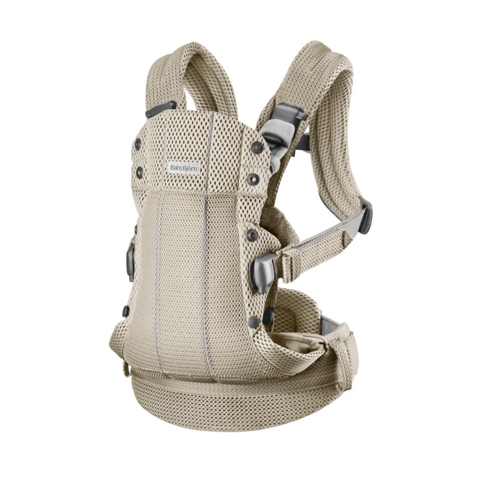 BabyBjörn Bärsele Harmony 3D-mesh Gråbeige
