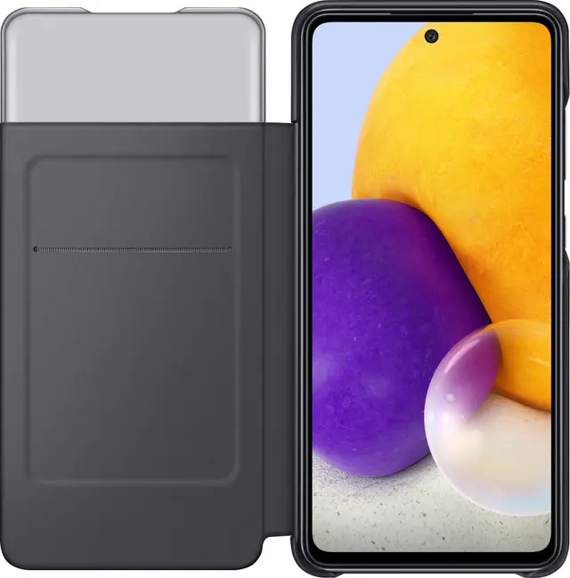 Samsung S View plånboksfodral för Galaxy A52 4G/5G, A52s (svart)