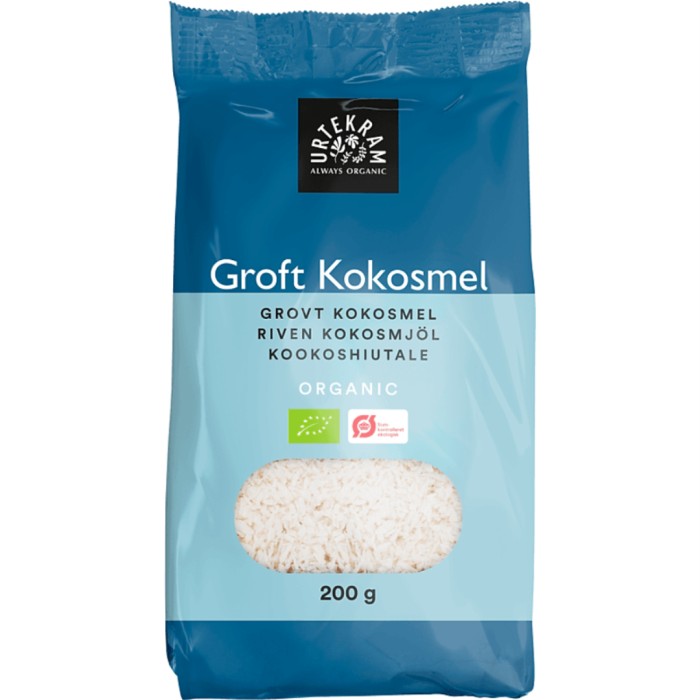 Urtekram Grovt Kokosmjöl 200 g