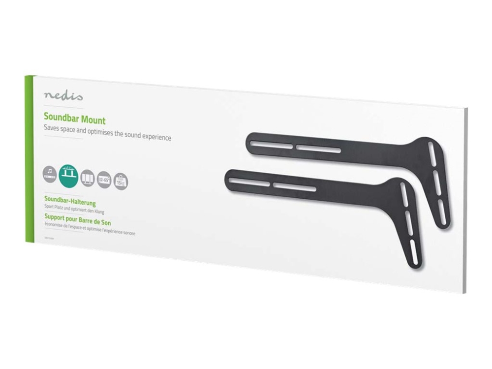 Nedis soundbarfäste T05, svart