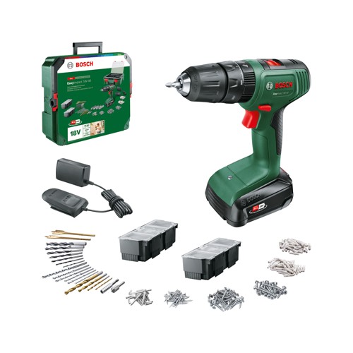 Bosch AKKUSLAGBOREMASKINE 18V-40 1,5AH S-BOX