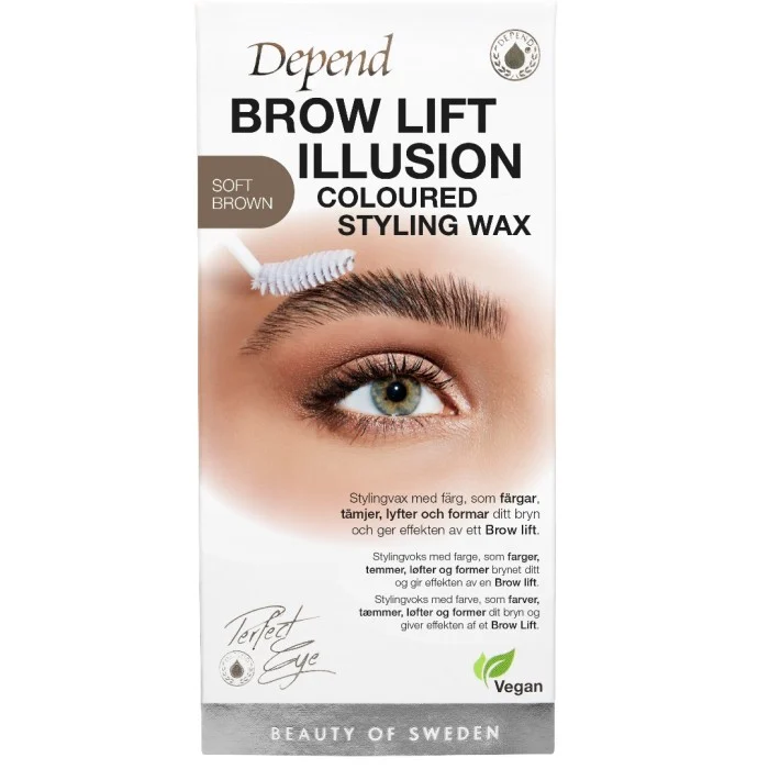 Depend Perfect Eye Brow Illusion Wax Soft Brown Soft Brown