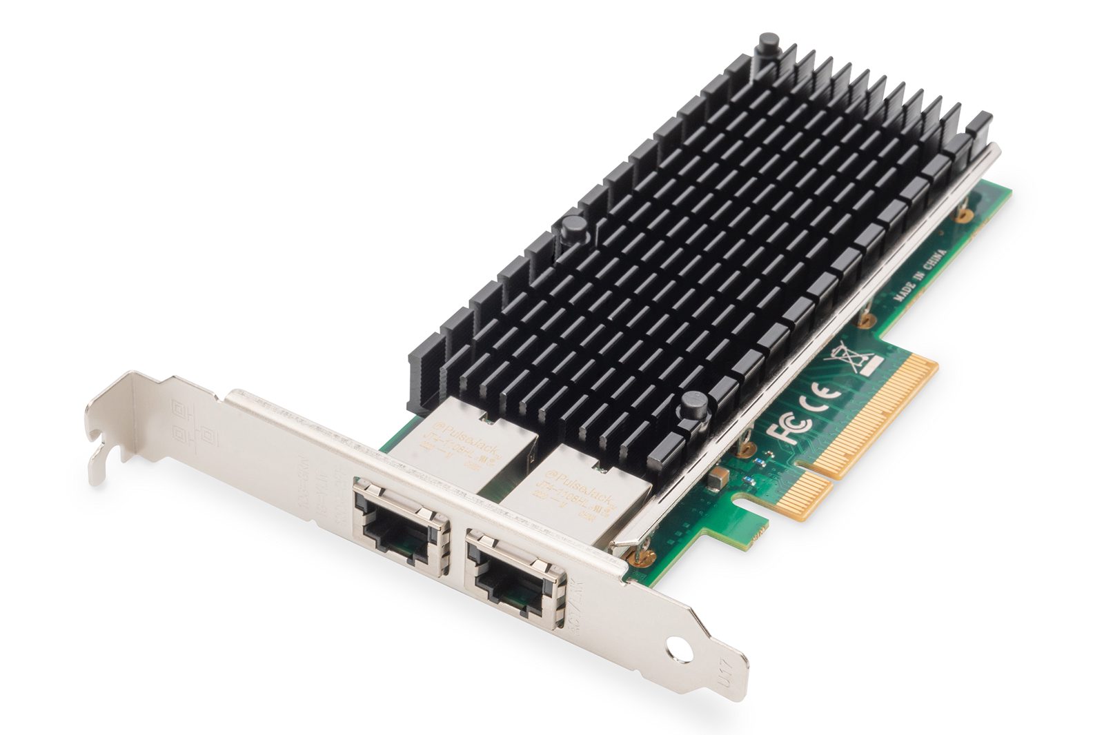 Digitus Intel X540, PCI-E 2.1, 2xGigabit, kylfläns, inkl. Low Profile-plåt, bild 3