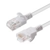 Nätverkskabel oskärmad Cat6a, slim, 3,6mm i diameter, MicroConnect, 10 meter - Vit