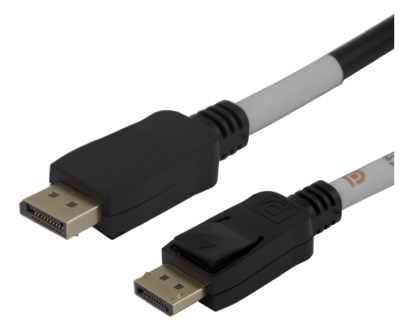 Deltaco Displayport 2.1, 8K, DP54, 2m, Svart