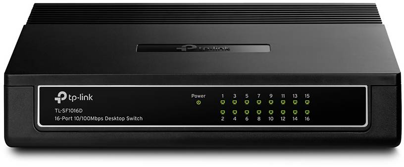 TP-Link TL-SF1016D 16-Port 10/100Mbps Desktop Switch, bild 4