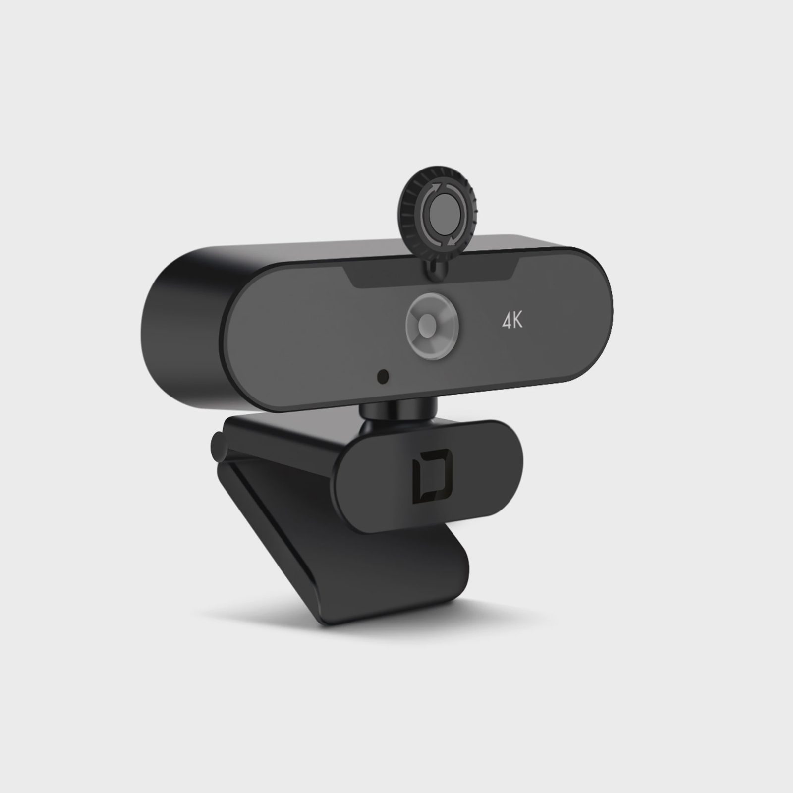 Dicota Webcam PRO Plus 4K, svart