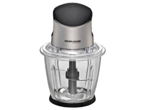 Rommelsbacher MZ 500, 1,5 l, Svart, Rostfritt stål, Glas, Rostfritt stål, Knappar, 500 W