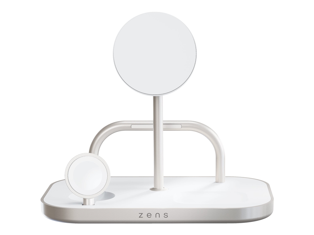 Zens ZEDC29W/00 4-i-1 trådlös laddare med 60 W USB-C-utgång, vit