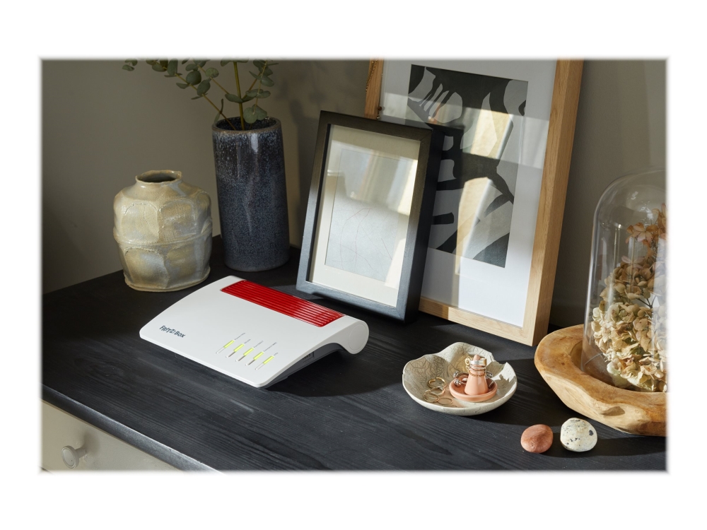 AVM 7590 AX DSL-router Wi-Fi 6 dubbelband 1GbE, vit