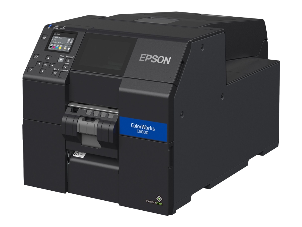 Epson ColorWorks C6000Pe (BK), bläckstråle färg, USB/LAN