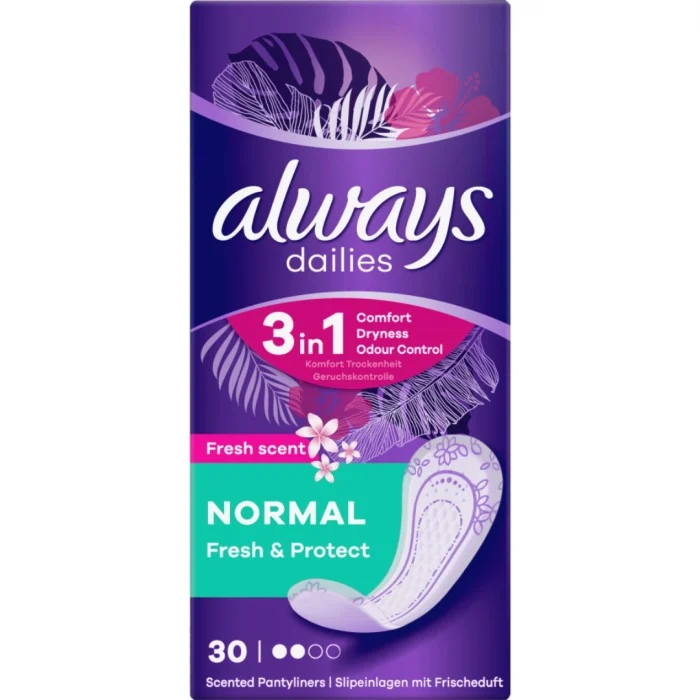 Always Dailies Fresh Normal Liner 30 Pieces