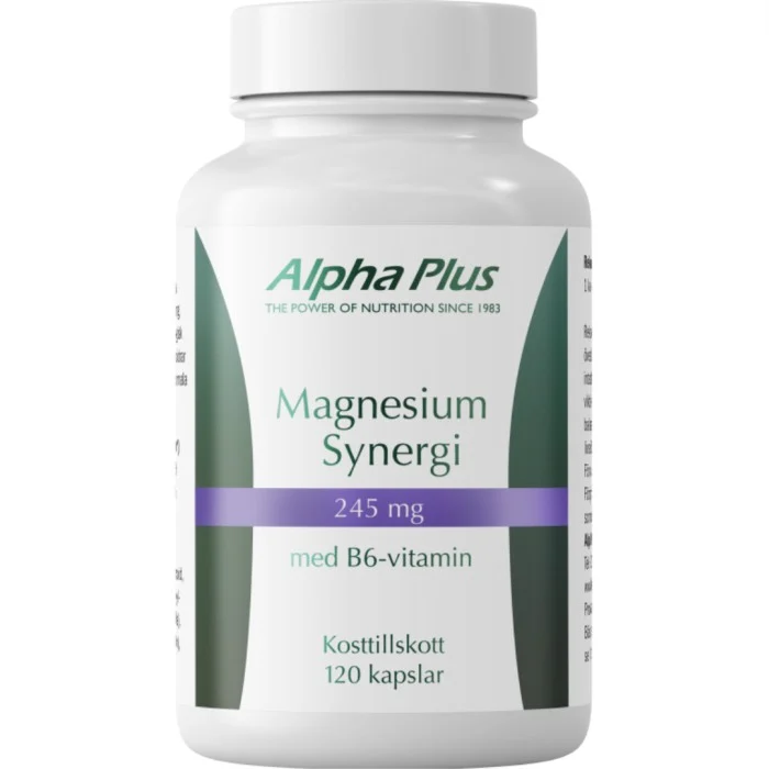 Alpha Plus Magnesium Synergi 120 kapslar