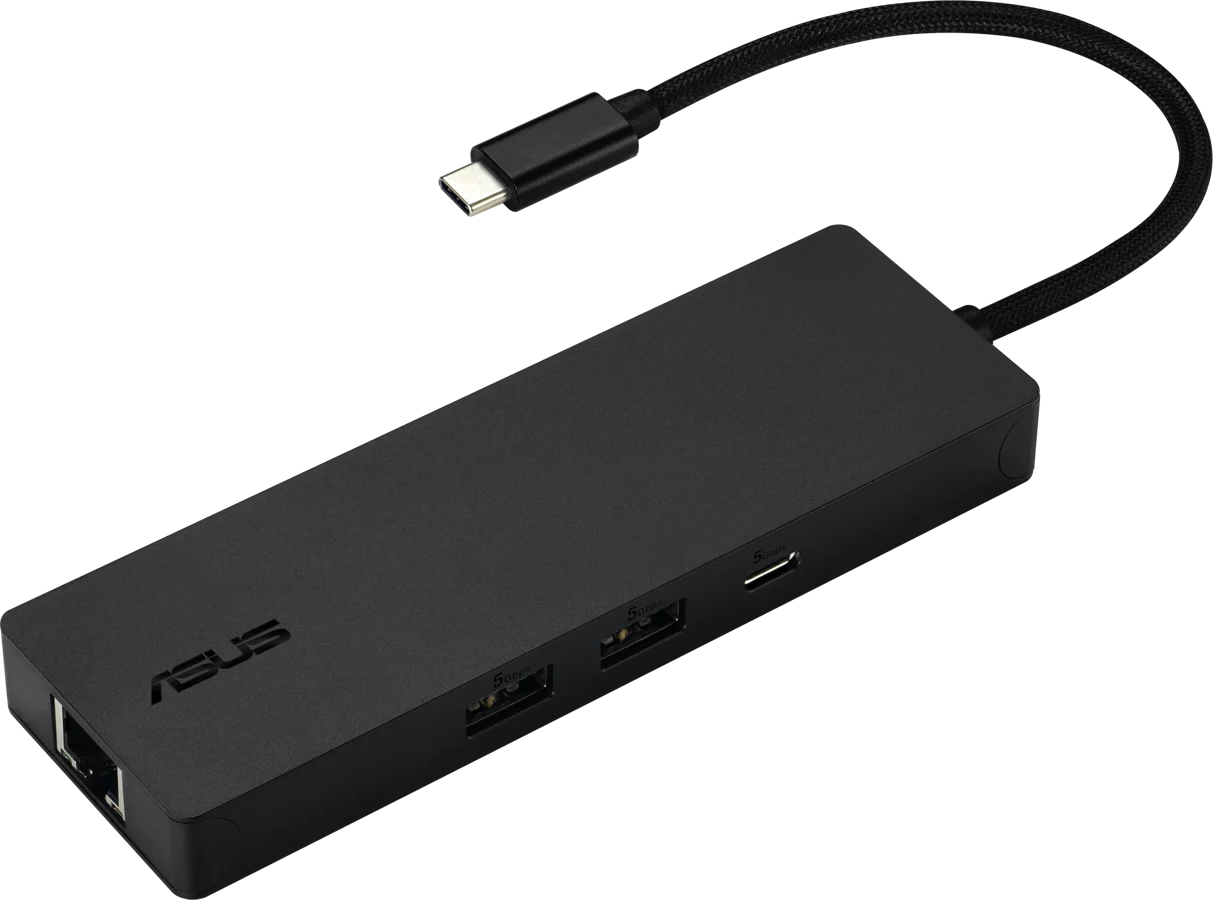 ASUS 8-i-1 USB-C-docka DC210, svart, bild 2
