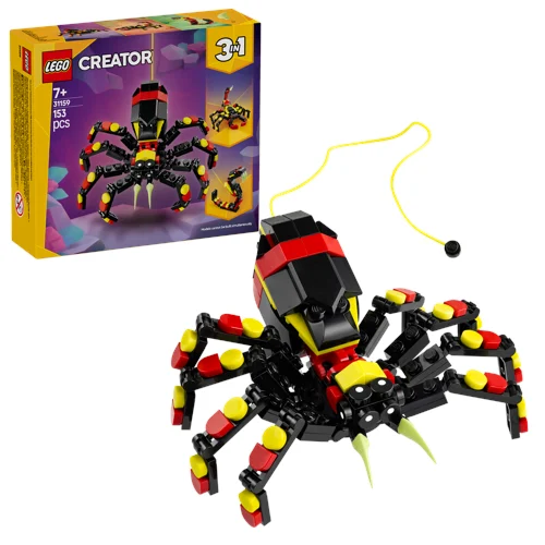 LEGO Creator Vilda djur: överraskande spindel 31159, bild 3