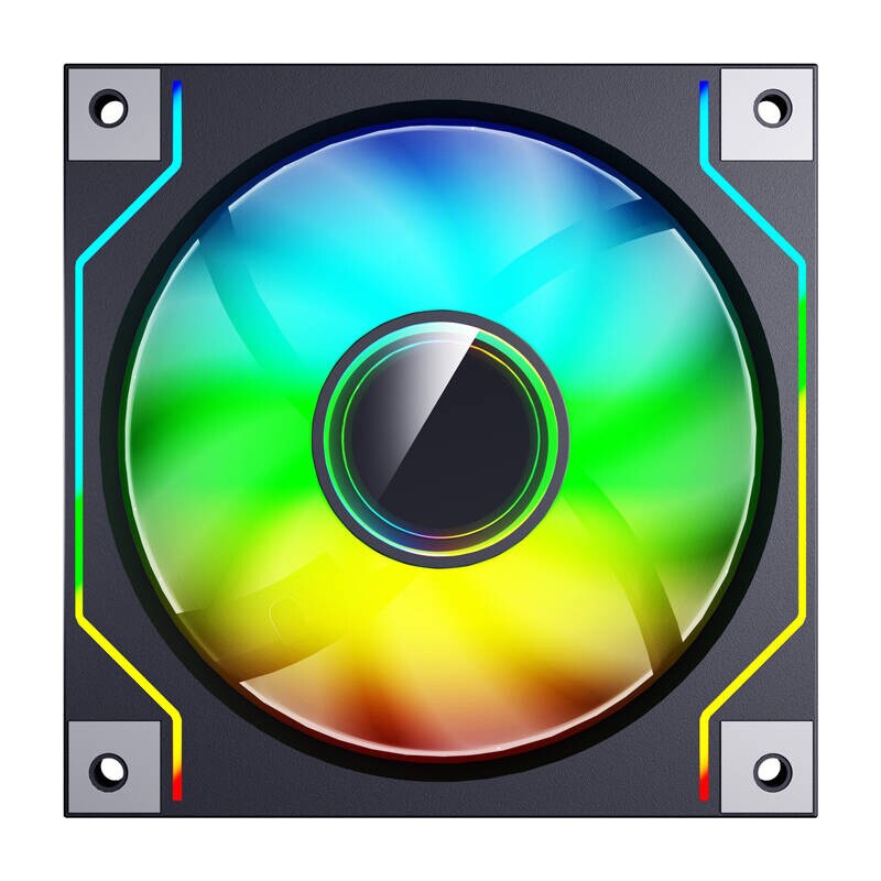 Darkflash DM20 computer fan (black) - Chassi fläkt - 120mm - Svart - 32 dBA, bild 3