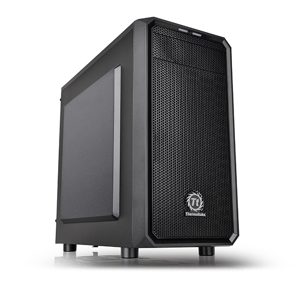ThermalTake Versa H15, microATX, USB 3.0, utan nätagg, Svart, bild 3