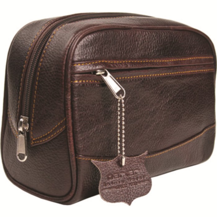 Parker Shaving Parker Leather Travel/Dopp Kit - Large