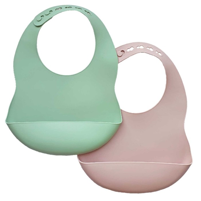 Summerville Haklapp silikon 2-pack Grön-Mauve