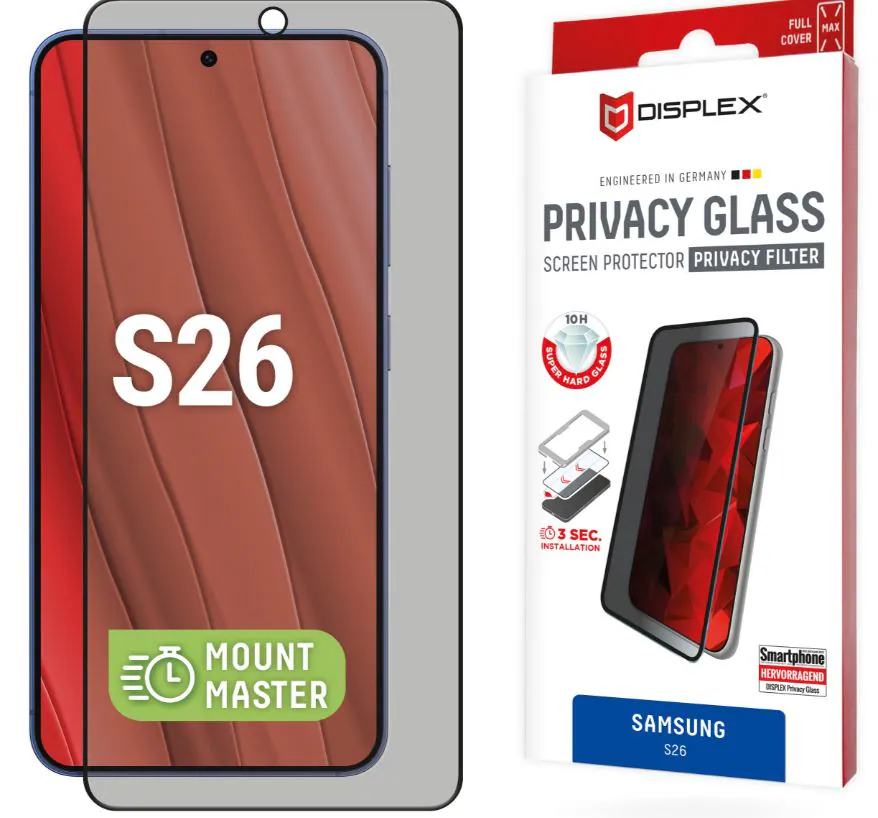DISPLEX Privacy Glass MM för Samsung Galaxy S26